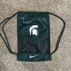 Michigan State drawstring bag